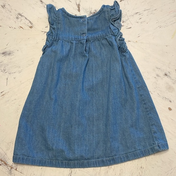 GAP 3T Denim Pinafore Jumper Dress - Picture 4 of 4